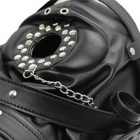 Nouveau Masque Réglable avec Gag à Bouche Ouverte, Fétichisme BDSM, Contraintes de Bondage BDSM, Jouets Érotiques, Jouets Sexuels pour Couples