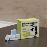Solution de nettoyage de toilette domestique Comprimés effervescents faciles à enlever Comprimés de nettoyage solides jetables pour machine à laver