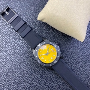 Reloj Deportivo de Buceo para Hombre al por Mayor, Esfera Amarilla, Correa de Silicona, Reloj Automático Luminoso, Resistente al Agua, con Calendario - Product Image 5