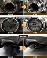 Nettoyant pour convertisseur catalytique 120 ml, nettoyant pour système de carburant, restaurateur de performance moteur, additif de nettoyage du catalyseur d'échappement