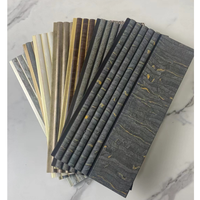 Panneaux muraux de décoration intérieure de luxe PS Panneau mural cannelé en polystyrène matière plastique Panneaux muraux de design intérieur