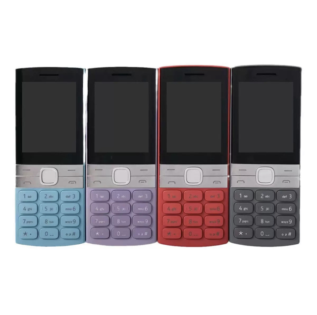 Low-Price Wholesale Nokio 150 2023 Dual SIM GSM 2G Ultra-long Standby Bar Phone with Gaming FM Camera Features