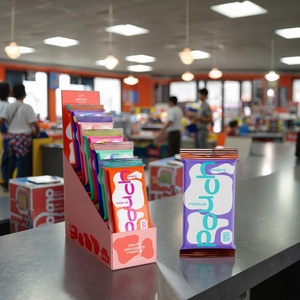 Kệ Cửa Hàng Bán Lẻ Khay Sẵn Sàng Hộp Bao Bì Trưng Bày Giấy Hộp Trưng Bày Các Tông Thùng <span class=keywords><strong>Carton</strong></span> Bật Lên - Product Image 1