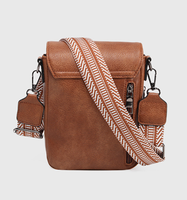 Petits sacs bandoulière pour femmes, sac à téléphone en cuir PU, portefeuilles, sacs à main antivol avec emplacements pour cartes, sac bandoulière