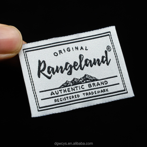 Nhãn Hàng may mặc quần áo tùy chỉnh thẻ vải cá nhân dệt nhãn với logo nhãn vải thương hiệu quần áo để đánh dấu quần áo của bạn - Product Image 2