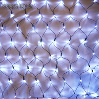 Guirnalda de Luces LED de PVC para Redes de Pesca, Luces Decorativas para Exteriores, Iluminación Navideña para Fiestas y Bodas