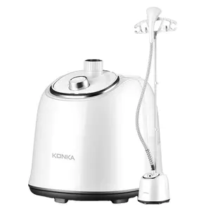 Big steem iron vertical clothes steam for curtains 1.6L 1800W White