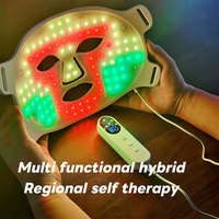 Appareil de thérapie infrarouge LED à 8 modes et 7 couleurs, masque de thérapie par lumière rouge, soin de la peau, instrument de thérapie par lumière rouge