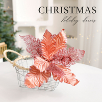 LANTINGXU Fleurs artificielles orange et rose faites à la main pour la décoration de fêtes et de banquets, grandes fleurs uniques en stock