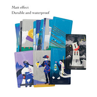 Jeu de cartes de tarot Oracles personnalisé de haute qualité, matériaux écologiques, effet mat, étanche et durable avec boîte magnétique