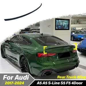 สำหรับ A5 A5 S-Line S5 F5 4 ประตู ปี 2017 2018 2019 2020 2021 2022 2023 2024 ชุดแต่งสปอยเลอร์ฝาท้ายรถยนต์ - Product Image 1