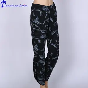 Printed Plus Size Drawstring Active Wear Yoga Pants Muslim Pants Legging For Women