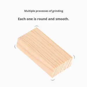 Jeu de construction créatif en bois pour enfants, 40 pièces colorées, blocs de construction à petites particules, puzzle de forme, animaux, nature - Product Image 2