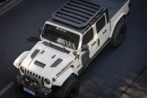 <span class=keywords><strong>Porte</strong></span>-bagages de toit en <span class=keywords><strong>aluminium</strong></span> de haute qualité avec barre transversale, plateforme de toit de <span class=keywords><strong>voiture</strong></span> pour Jeep Gladiator JT 18-22 - Product Image 6