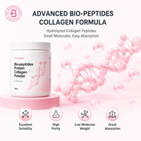 Poudre de protéines de collagène bio-peptides OEM Beauty Nutrition, sans saveur, pot de 567 g, facile à mélanger, complément alimentaire quotidien pour le bien-être