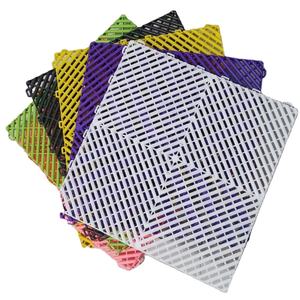 Carreau de sol de garage modulaire à emboîtement en plastique copolymère durable - Product Image 1