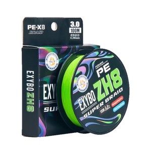 Línea de Pesca Exybo Zh8 Super Braid PE 3.0 100M de Alta Resistencia para Lanzamientos Largos - Product Image 1