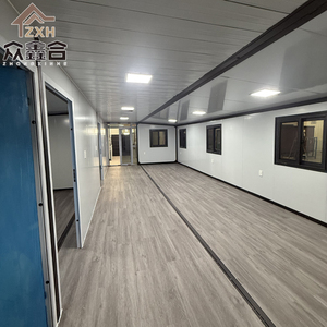 カスタム20フィート輸送コンテナハウスモデル モダンデザイン 通気性のあるサンドイッチパネル 建築模型 フラットピッチ - Product Image 6