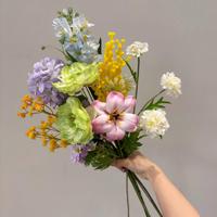 Groothandel bulk DIY kunstbloemen zijden bloemstukken accessoires voor bruiloft, huisdecoratie, evenementen en afstudeerboeketten