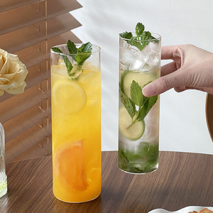 Gran oferta, vasos de agua potable altos de 12oz de vidrio Highball Premium para cóctel de whisky Mojito - Product Image 1