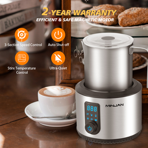 Nouvelle Mode 6-En-1 Tasse En Acier Inoxydable <span class=keywords><strong>À</strong></span> <span class=keywords><strong>Induction</strong></span> Automatique <span class=keywords><strong>Mousseur</strong></span> <span class=keywords><strong>à</strong></span> <span class=keywords><strong>Lait</strong></span> - Product Image 4