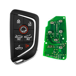 Vente en gros OEM 7 boutons porte-clés de voiture entrée sans clé à distance pour 2020 - 2024 Chevrolet <span class=keywords><strong>Corvette</strong></span> C8 YG0G20TB1 434MHz puce: PHILIPS - Product Image 4