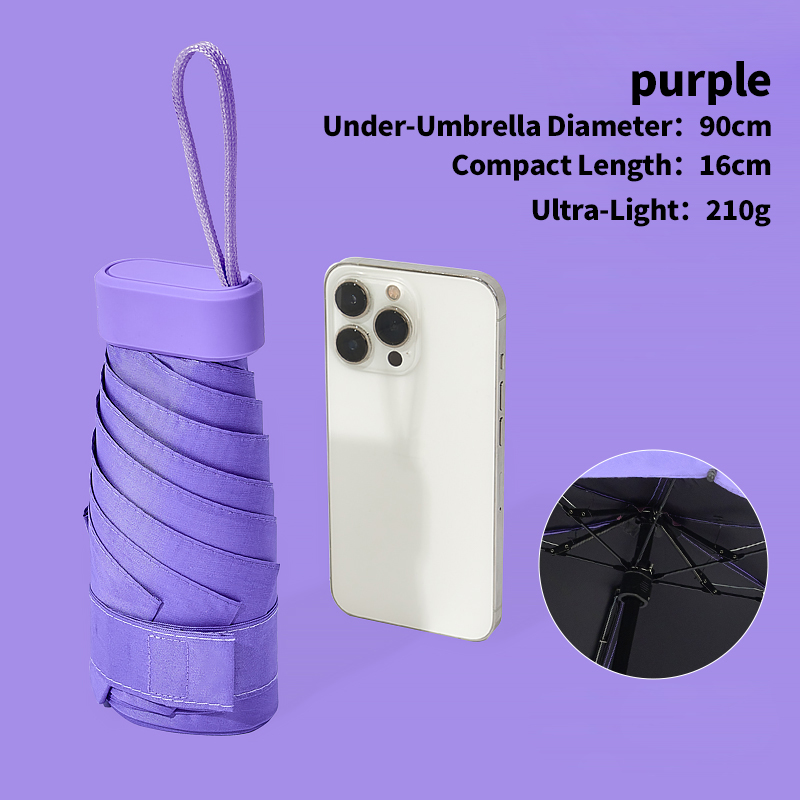 parapluie plat violet