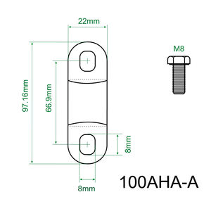 Tuono Cielo Winston 100ah M8 terminale a vite batteria agli ioni di litio di rame sbarre - Product Image 3
