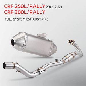 Sistema de Escape Completo de Alto Rendimiento para Moto Todoterreno con Silenciador para CRF300 <span class=keywords><strong>CRF300L</strong></span> CRF250L CRF250 <span class=keywords><strong>Rally</strong></span> 12-21 Condición Nueva - Product Image 2