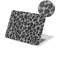 Étui pour ordinateur portable en cuir PU léopard mignon pour Mac Book Pro 13 2017/2018/2019/2020/2022