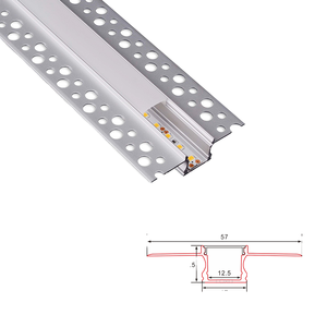 แถบไฟอะลูมิเนียมอัลลอยด์ซีรีส์ 6000 ของ CNW แบบปรับแต่งได้ สำหรับไฟตกแต่ง T3-T8 รูปทรงแบน ตัดได้ - Product Image 1