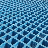 Grille en FRP résistante à la corrosion, longue durée de vie, panneau en fibre de verre FRP, différentes tailles
