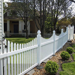 แผงรั้วกลางแจ้งรั้วพีวีซีรั้วพลาสติกสีขาวรั้วความเป็นส่วนตัวไวนิลแผงรั้วพีวีซีและเสา - Product Image 3