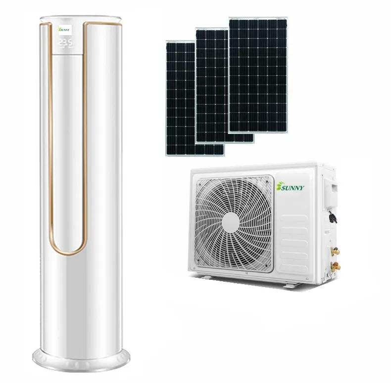 Aires acondicionados solares para el hogar, nuevo diseño, fabricante, mejor precio, ADC, 18000btu, 5200W