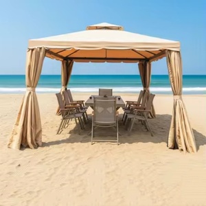 Tenda Parasole Moderna in Lega di Alluminio per Esterni con Grande Ombrello Pubblicitario per Cortili, Giardini, Bancarelle ed Eventi - Product Image 2