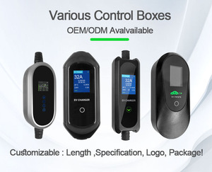 เครื่องชาร์จรถยนต์ไฟฟ้าแบบพกพา รุ่นใหม่จากผู้ผลิต OEM ชนิด 2/GBT ปลั๊กแบบ UK 13A ระดับ 2 3.5kW สถานีชาร์จอัจฉริยะ - Product Image 2