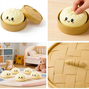 Boîte Mystère Colorée : Jouet Anti-Stress en Forme de Dumpling Simulé, Relaxant, Soulage l'Anxiété, Améliore le Bonheur, Jouet à Presser pour la Relaxation - Product Image 5