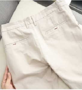 100% coton Service OEM couleur personnalisée meilleure qualité tissu Oxford femmes pantalon kaki du Vietnam - Product Image 3