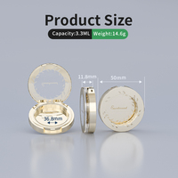 Paquet de palette de fard à paupières vert bas quantité minimale de commande rond palette et boîte de haute qualité emballage de fard à paupières unique 26mm 36mm 44mm