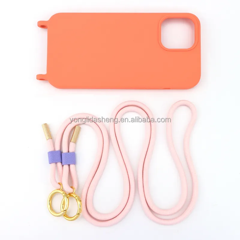 New Design Bulk Wholesale Custom Cell Phone Lanyards Mobile Phone Crossbody Necklace Cell Phone Accessories