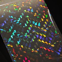 Emballage Premium, échantillon gratuit, film de laminage holographique personnalisable en couleurs, 12-25 microns, pour emballage personnalisé