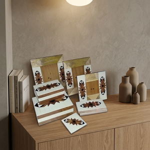 Best Selling Modern Wood and Resin <b>Photo</b> <b>Frames</b> Coaster & Box Customized Size Perfect Wedding Gifts Storage Box Pictures <b>Frames</b> - Product Image 1