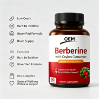 Berbérine, Cannelle de Ceylan, Santé Cardiovasculaire, Bien-être du Foie et Digestif, Supplément à Puissance Maximale, Ingrédients Naturels