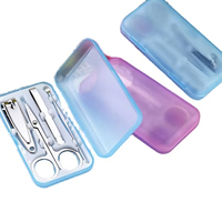 Kit de manucure et pédicure professionnel – Ciseaux, coupe-ongles et outils variés (couleurs aléatoires)