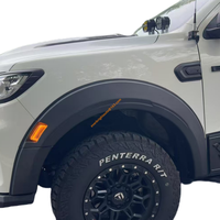 GWM P-series Commercial 2025 Arch Fender Fender Flare PP/Injection Moulding Smooth Finish/Matte Black  4x4 Wheel Arches 6pcs LED