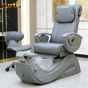 Sillón Eléctrico de Pedicura y Manicura con Taburete, Muebles de Lujo para Spa y Salón, Masaje Reclinable, Hidromasaje Magnético, Spa para Salón de Uñas - Product Image 6