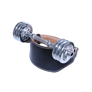 Groothandel Fitness Gym Barbell Powerlifting Squat Riem Koeienhuid Gewicht Tillen Spiertraining Rugsteun Riem