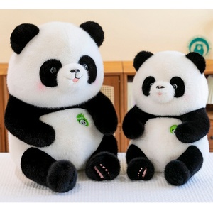 Peluche <span class=keywords><strong>Panda</strong></span> Super Morbido con Logo Personalizzato Ricamato, Imbottitura in Cotone PP, Simpatici Pupazzi Animali, Regali Aziendali - Product Image 2
