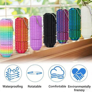 Đau Thần Tài đau Stim thần tài cho căng thẳng cứu trợ & tập trung mini thần tài đồ chơi 3D in với cứng Spiky massage Keychain - Product Image 4