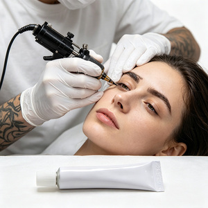 Crème de tatouage élégante 10g, formule au design moderne pour les studios de tatouage, les salons de beauté féminins, large application - Product Image 1
